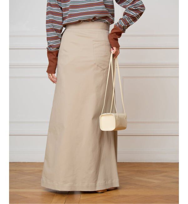 IENA LA BOUCLE「IENA LA BOUCLE チノラップスカート」|スカート|