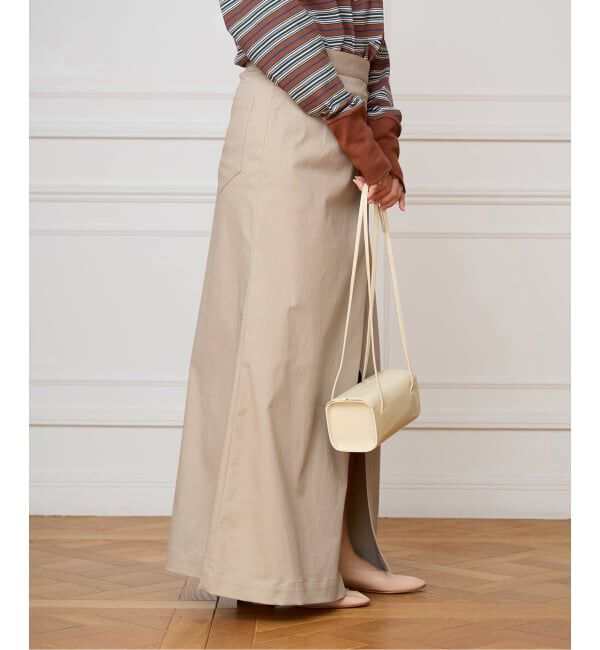 IENA LA BOUCLE「IENA LA BOUCLE チノラップスカート」|スカート|