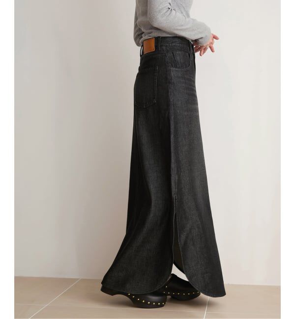 IENA LA BOUCLE「IENA LA BOUCLE ソフトデニムスリットスカート」|スカート|