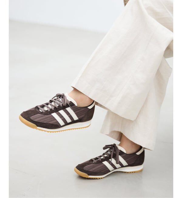 IENA「adidas originals SL72 OG W スニーカー KJ6147/JQ9870」|スニーカー|ブラウン