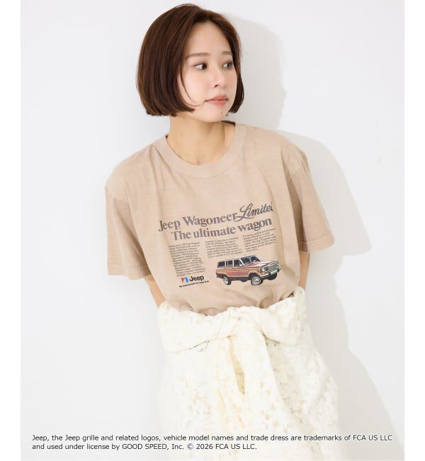 SLOBE IENA「GOOD ROCK SPEED/グッドロックスピード SLOBE別注 ジープ TEE」|Tシャツ・カットソー|