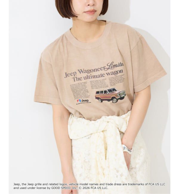 SLOBE IENA「GOOD ROCK SPEED/グッドロックスピード SLOBE別注 ジープ TEE」|Tシャツ・カットソー|