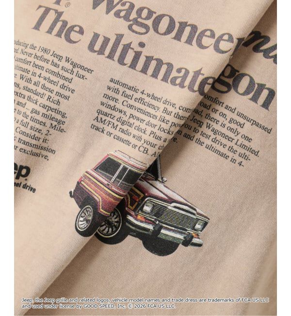 SLOBE IENA「GOOD ROCK SPEED/グッドロックスピード SLOBE別注 ジープ TEE」|Tシャツ・カットソー|