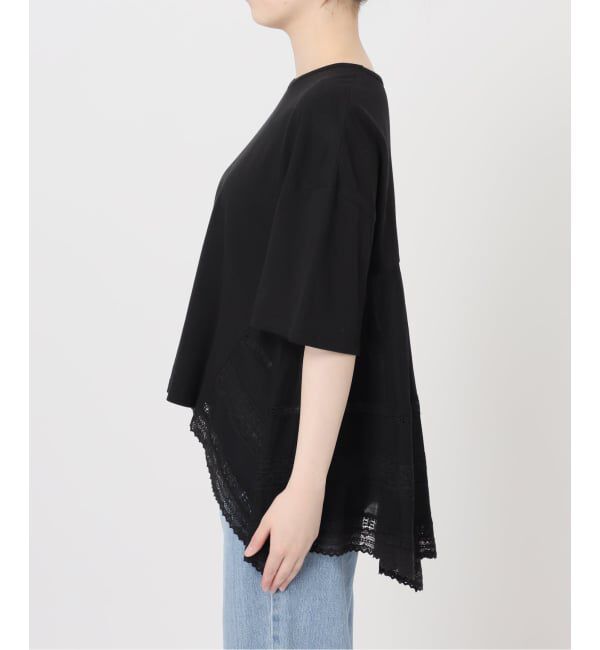 IENA「《予約》AAYUSHI/アユーシ バックスカーフハーフスリーブトップス SGN08110」|Tシャツ・カットソー|