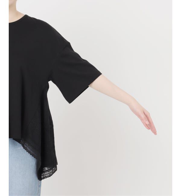 IENA「《予約》AAYUSHI/アユーシ バックスカーフハーフスリーブトップス SGN08110」|Tシャツ・カットソー|