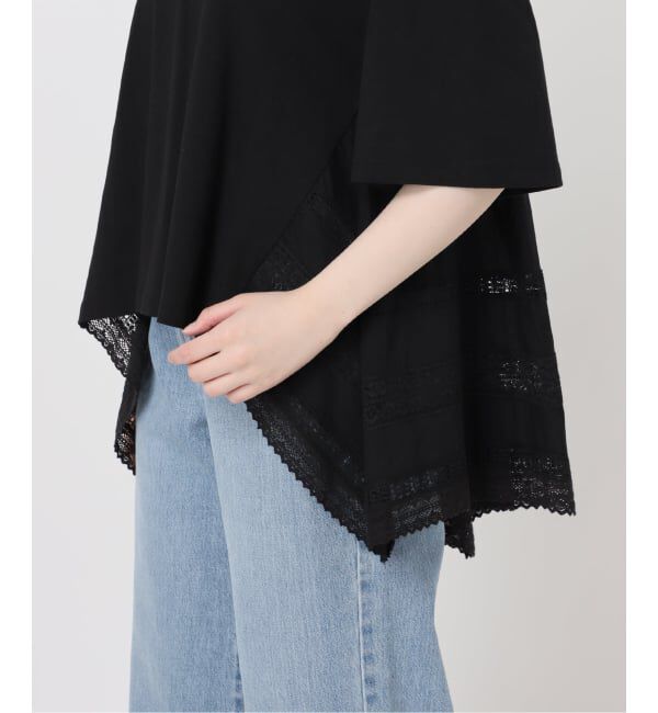 IENA「《予約》AAYUSHI/アユーシ バックスカーフハーフスリーブトップス SGN08110」|Tシャツ・カットソー|