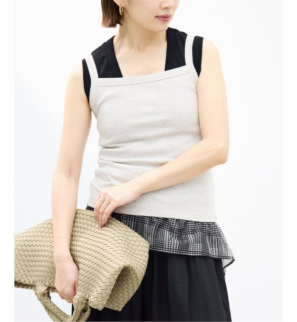 IENA「《予約》FLORE FLORE/フローレフローレ MAYCAMI キャミソール」|キャミソール|