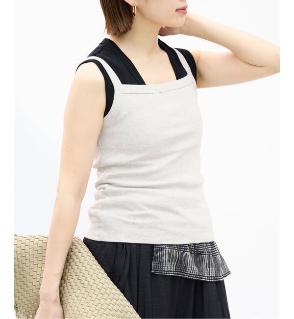 IENA「《予約》FLORE FLORE/フローレフローレ MAYCAMI キャミソール」|キャミソール|