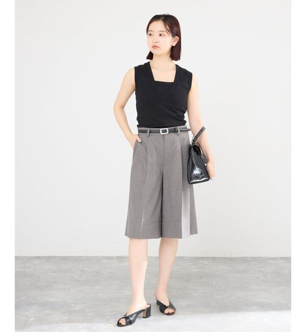 IENA「《予約》FLORE FLORE/フローレフローレ DEWITANK タンクトップ」|タンクトップ|