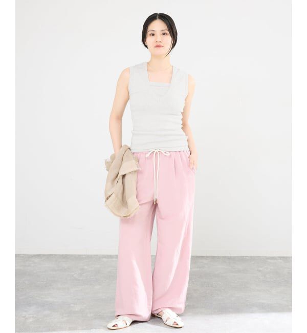 IENA「《予約》FLORE FLORE/フローレフローレ DEWITANK タンクトップ」|タンクトップ|