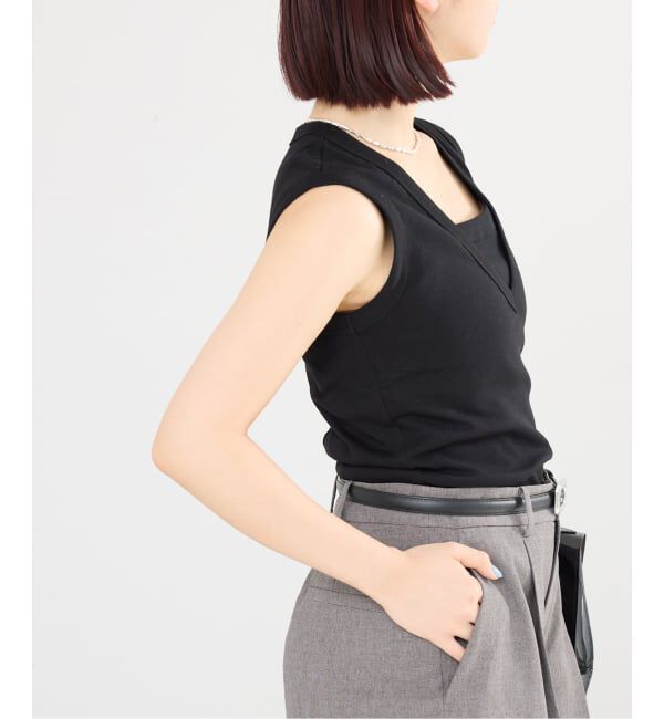 IENA「《予約》FLORE FLORE/フローレフローレ DEWITANK タンクトップ」|タンクトップ|