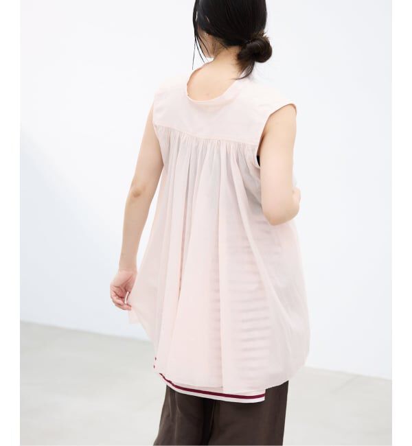 IENA「《予約》AAYUSHI/アユーシ 別注ピンタックボイルブラウス SGN070151」|シャツ・ブラウス|