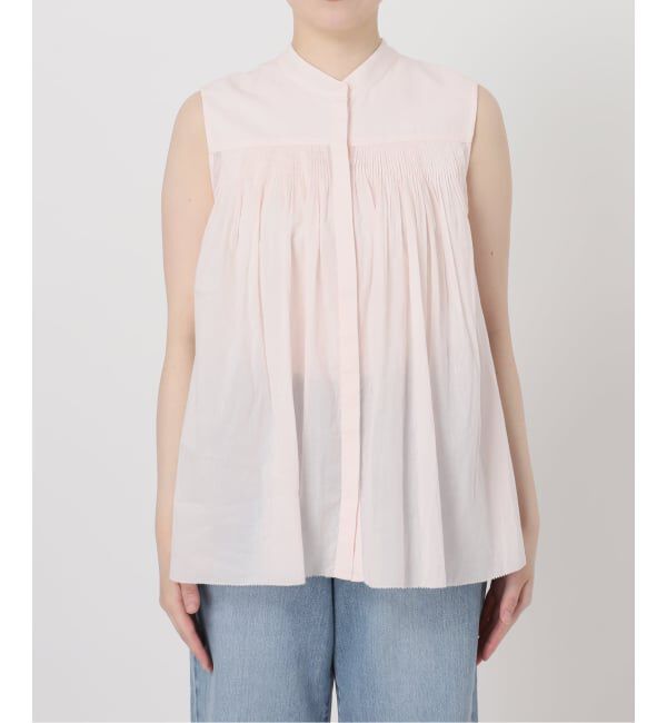 IENA「《予約》AAYUSHI/アユーシ 別注ピンタックボイルブラウス SGN070151」|シャツ・ブラウス|