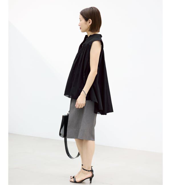 IENA「《予約》AAYUSHI/アユーシ 別注ピンタックボイルブラウス SGN070151」|シャツ・ブラウス|