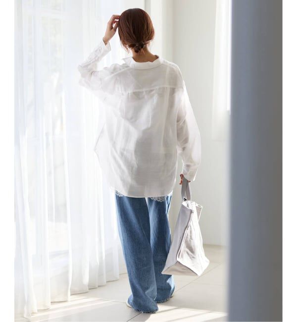 IENA「《追加予約》ラミーリヨセル2wayシャツ」|シャツ・ブラウス|