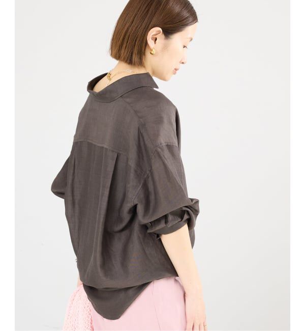 IENA「《追加予約》ラミーリヨセル2wayシャツ」|シャツ・ブラウス|