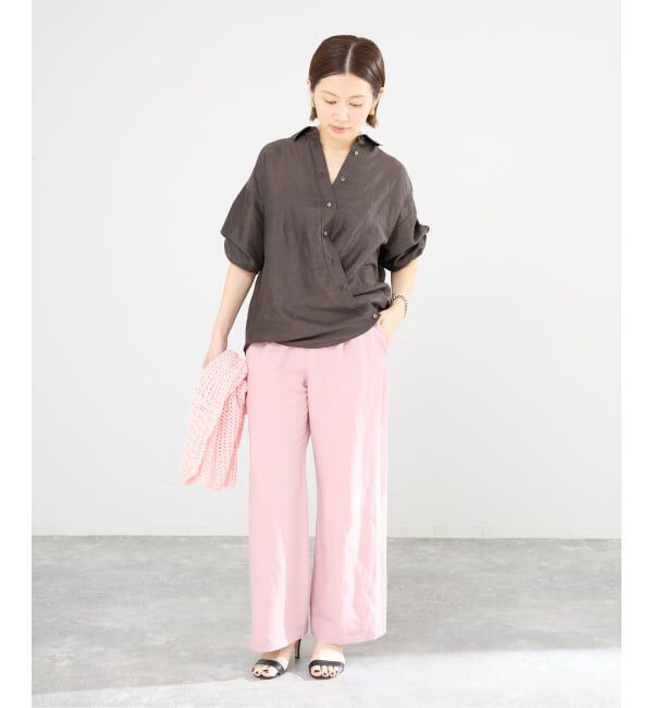 IENA「《追加予約》ラミーリヨセル2wayシャツ」|シャツ・ブラウス|