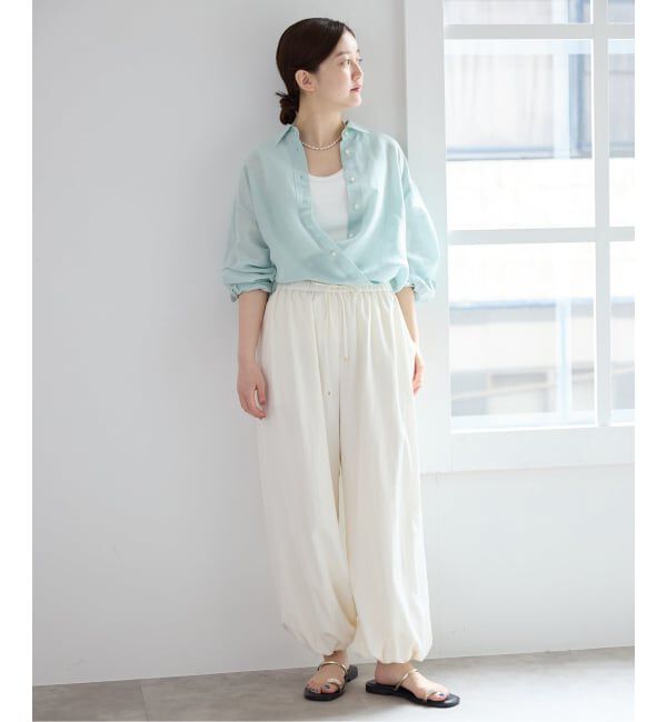 IENA「《追加予約》ラミーリヨセル2wayシャツ」|シャツ・ブラウス|