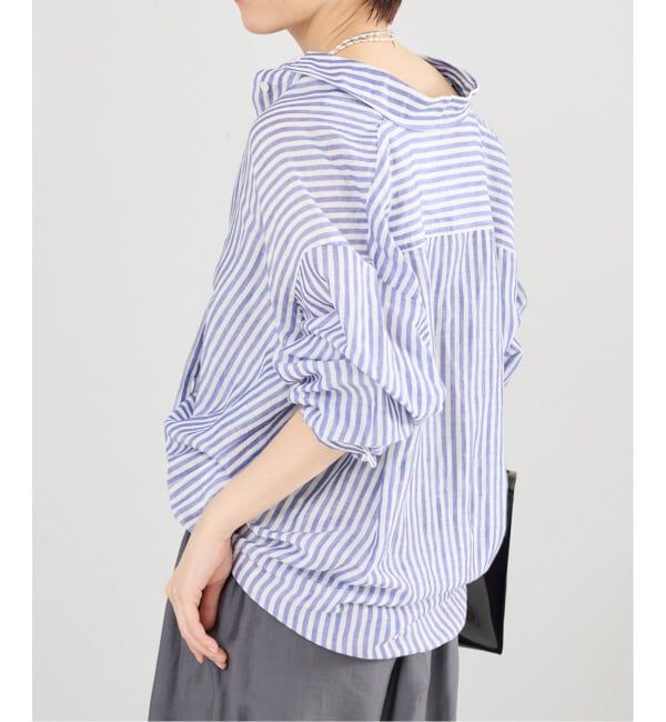 IENA「《追加予約》ラミーリヨセル2wayシャツ」|シャツ・ブラウス|
