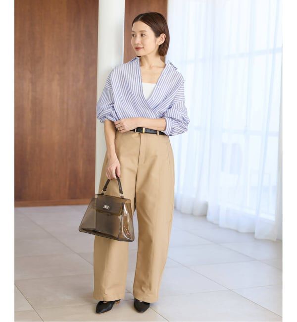 IENA「《追加予約》ラミーリヨセル2wayシャツ」|シャツ・ブラウス|