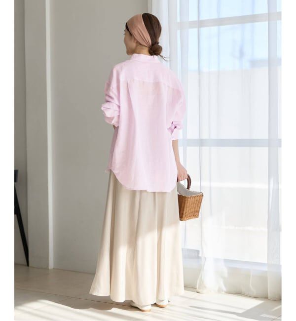 IENA「《追加予約》ラミーリヨセル2wayシャツ」|シャツ・ブラウス|