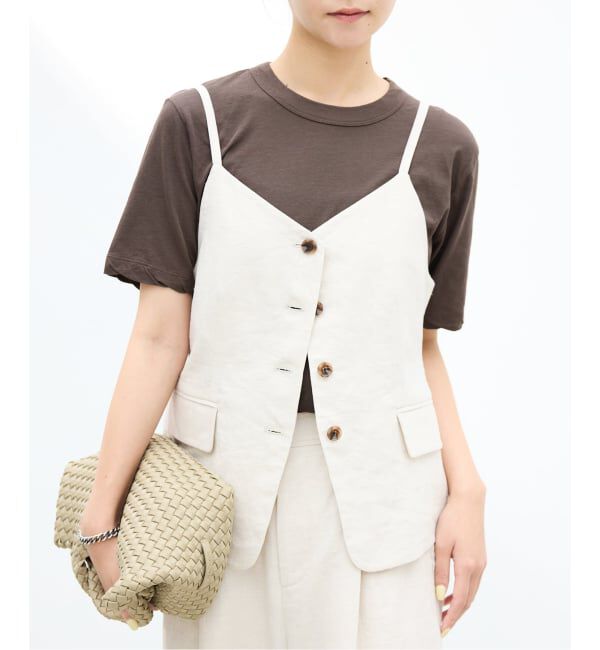 IENA「《予約》ATON/エイトン FRESCA SINGLE JERSEY SS EX Tシャツ」|Tシャツ・カットソー|