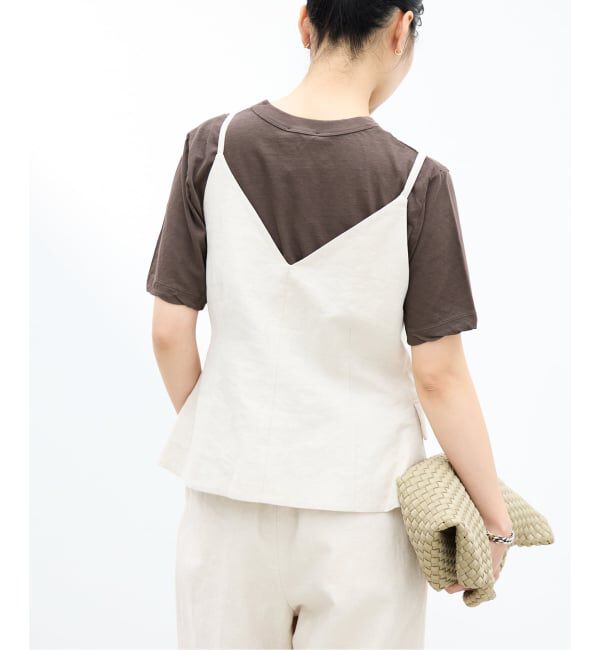 IENA「《予約》ATON/エイトン FRESCA SINGLE JERSEY SS EX Tシャツ」|Tシャツ・カットソー|