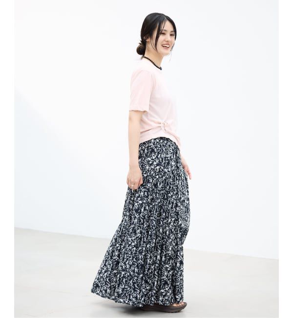 IENA「《予約》ATON/エイトン FRESCA SINGLE JERSEY SS EX Tシャツ」|Tシャツ・カットソー|