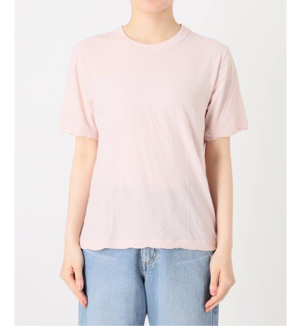 IENA「《予約》ATON/エイトン FRESCA SINGLE JERSEY SS EX Tシャツ」|Tシャツ・カットソー|