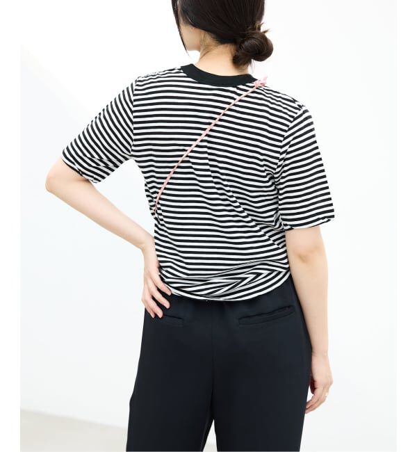 IENA「《予約》ATON/エイトン FRESCA SINGLE JERSEY SS EX Tシャツ」|Tシャツ・カットソー|