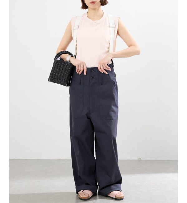 IENA「《予約》ATON/エイトン FRESCA SINGLEJERSEY NS ノースリーブ」|Tシャツ・カットソー|