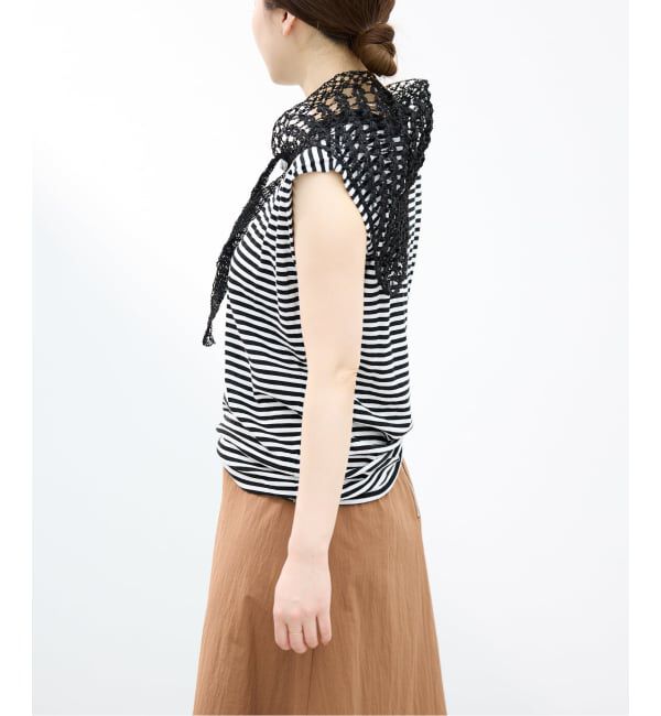 IENA「《予約》ATON/エイトン FRESCA SINGLEJERSEY NS ノースリーブ」|Tシャツ・カットソー|