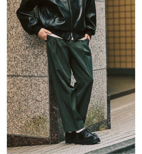 417 EDIFICE「&rdquo;4WAYストレッチ&rdquo;  オーセンティック２タックパンツ」|スラックス|