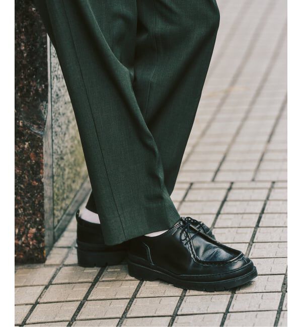 417 EDIFICE「&rdquo;4WAYストレッチ&rdquo;  オーセンティック２タックパンツ」|スラックス|