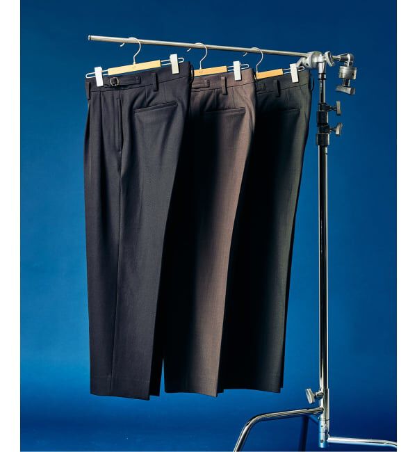 417 EDIFICE「&rdquo;4WAYストレッチ&rdquo;  オーセンティック２タックパンツ」|スラックス|