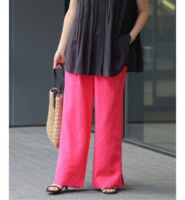 JOURNAL STANDARD relume「《WEB限定追加3》麻スリットイージーパンツ」|その他|