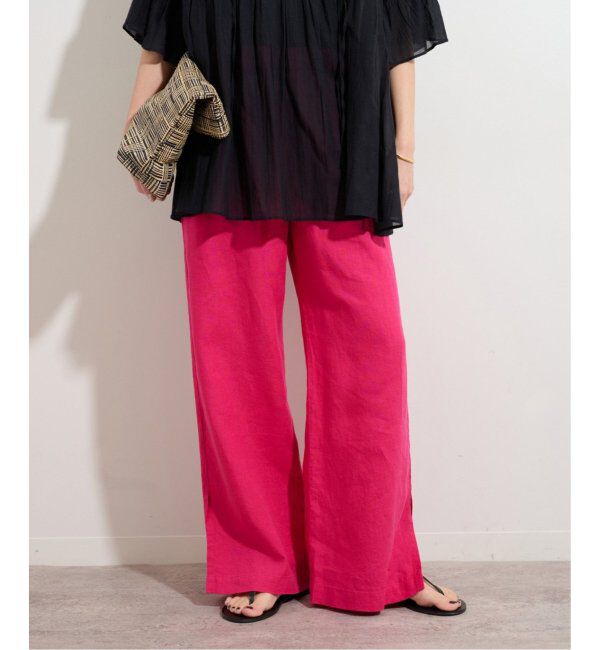 JOURNAL STANDARD relume「《WEB限定追加3》麻スリットイージーパンツ」|その他|