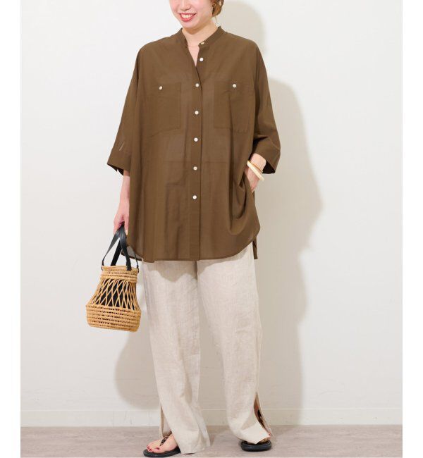 JOURNAL STANDARD relume「ナチュラルストレッチドルマンシャツ」|シャツ・ブラウス|