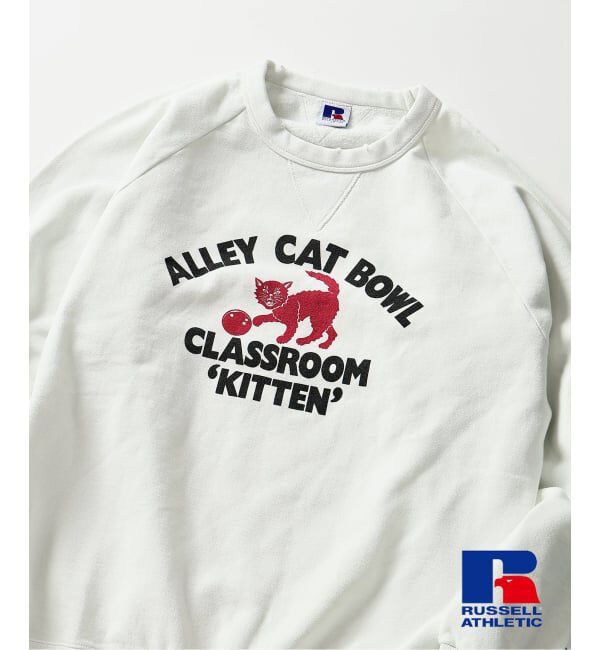 JOURNAL STANDARD relume「RUSSELL ATHLETIC / ラッセル アスレティック 別注 プリントスウェット」|スウェット・ジャージ|ホワイト A