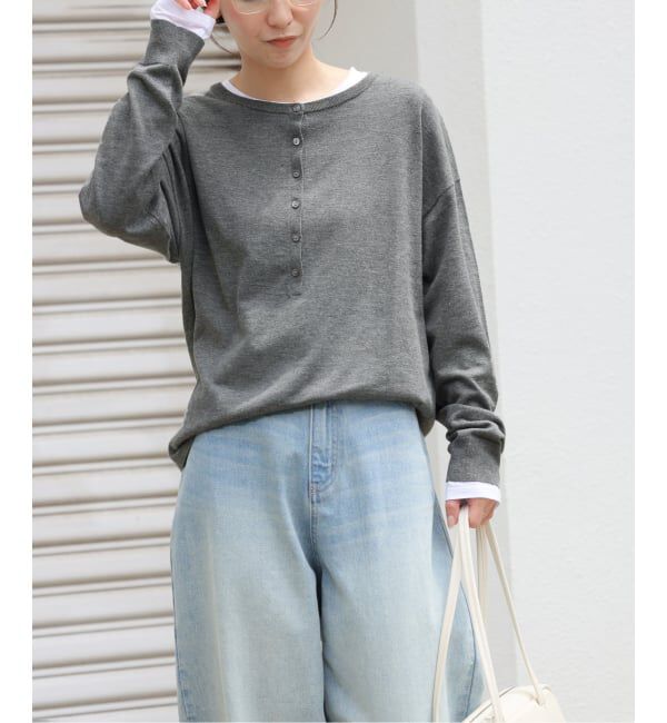 JOURNAL STANDARD relume「《追加2》［2枚セット］3WAYレイヤードヘンリープルオーバー」|ニット・セーター|