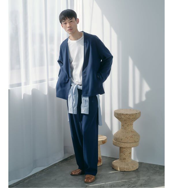 JOURNAL STANDARD relume「TRメッシュ カーディガンジャケット (セットアップ対応可能)」|ノーカラージャケット|