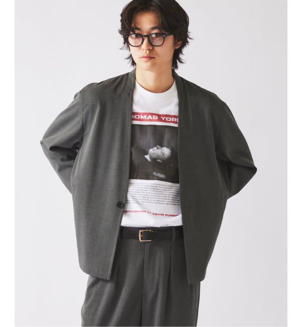 JOURNAL STANDARD relume「TRメッシュ カーディガンジャケット (セットアップ対応可能)」|ノーカラージャケット|