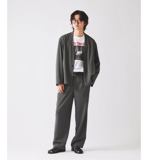 JOURNAL STANDARD relume「TRメッシュ カーディガンジャケット (セットアップ対応可能)」|ノーカラージャケット|