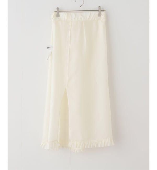 journal standard L'essage「【JANE SMITH/ジェーンスミス】WASHED CUPRO FRILL SLIT SKIRT：スカート」|スカート|