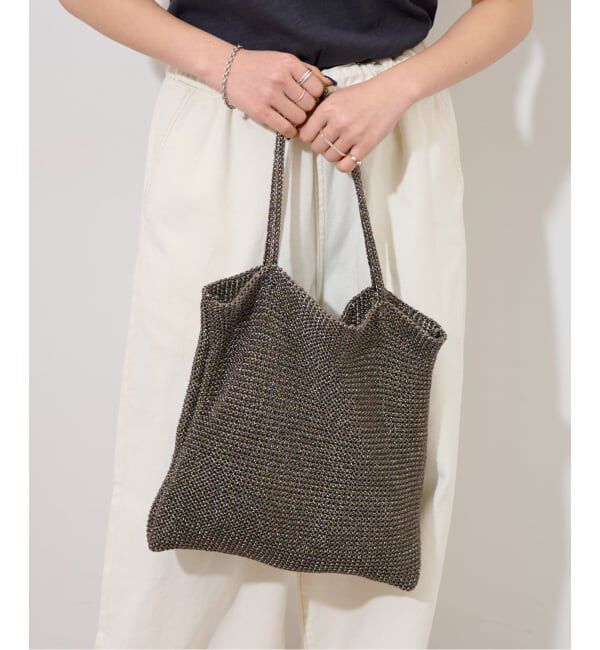 JOURNAL STANDARD relume「《追加予約》RELUME ラメアミトート」|トートバッグ|