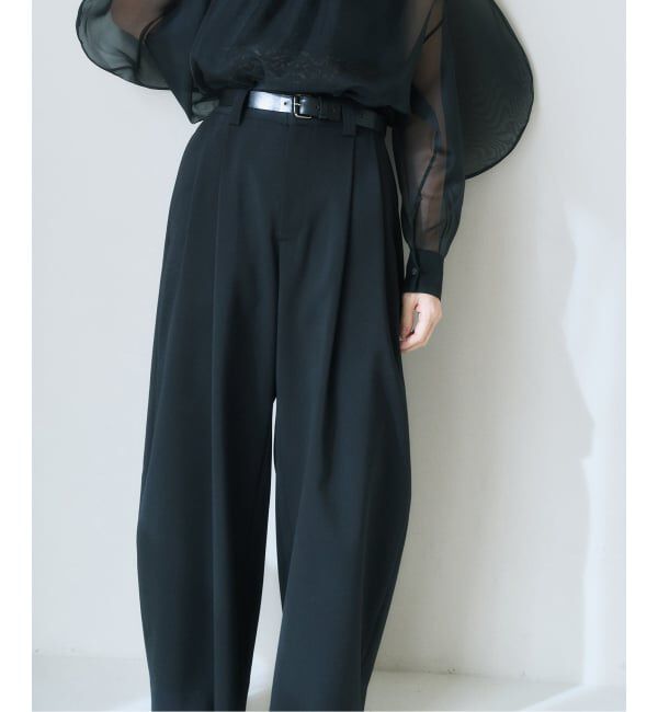 HARDY NOIR「ダブルクロス2タックバレルパンツ」|スラックス|