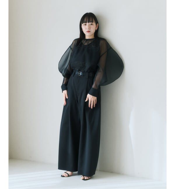 HARDY NOIR「ダブルクロス2タックバレルパンツ」|スラックス|