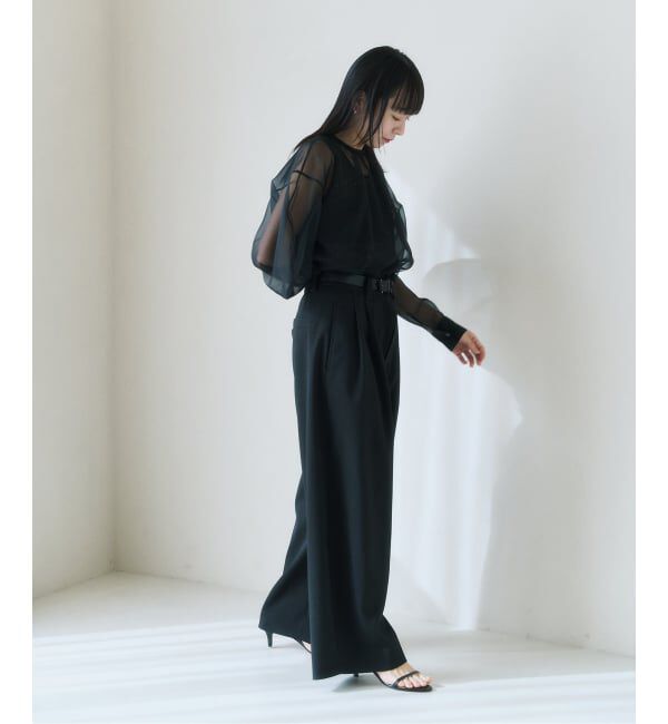 HARDY NOIR「ダブルクロス2タックバレルパンツ」|スラックス|