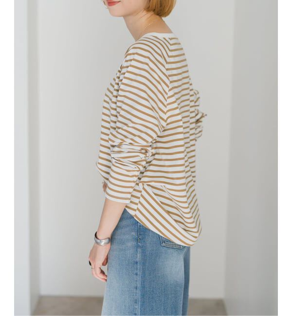 Spick and Span「《新色有り / 追加》ボートネックバックタックプルオーバー」|Tシャツ・カットソー|