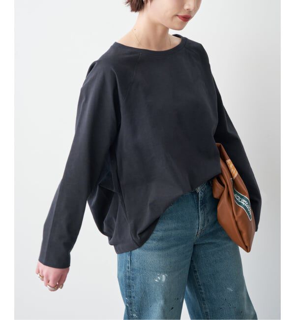 Spick and Span「《新色有り / 追加》ボートネックバックタックプルオーバー」|Tシャツ・カットソー|ネイビー